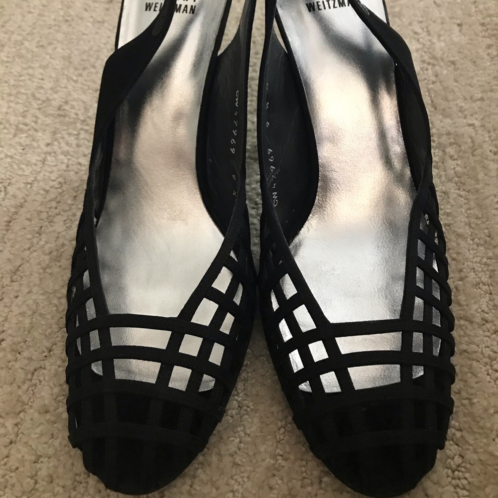 Stuart Wetizman Peep-Toe Heels